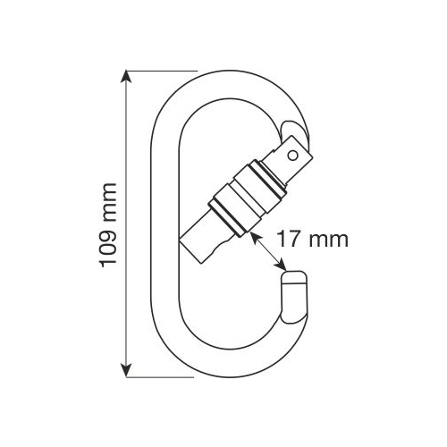 OVAL PRO 3LOCK - Moschettone - 1456